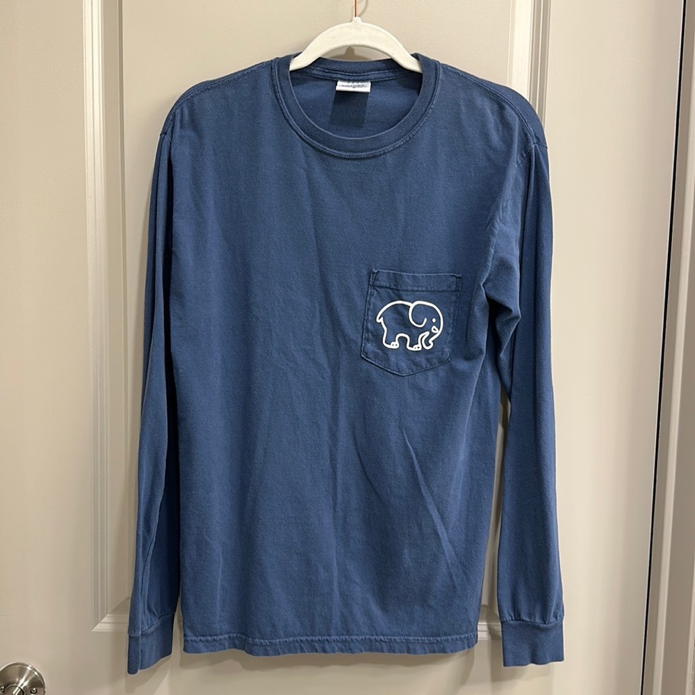 Navy Ivory Ella Long Sleeve Tee